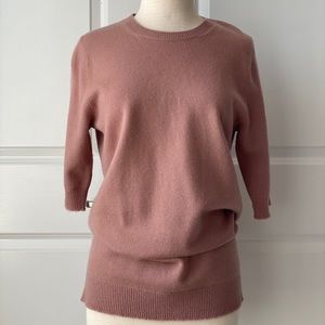 Vince cashmere sweater, dusty pink, crew neck, Med